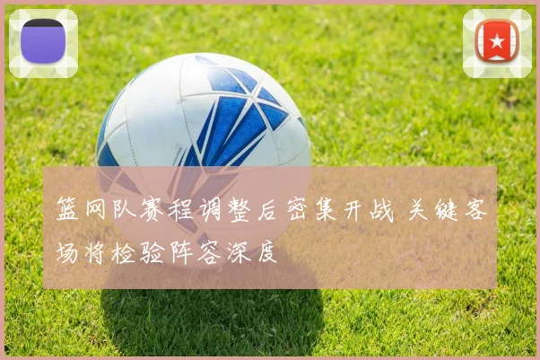 篮网队赛程调整后密集开战 关键客场将检验阵容深度